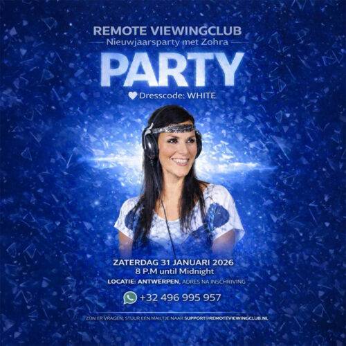 Nieuwjaar Party Remote Viewingclub 2026 Provincie Antwerpen