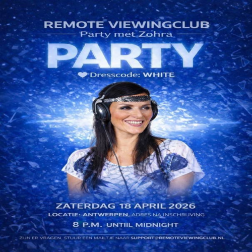 Zohra Party Antwerpen April 2026 Remote Viewing Club